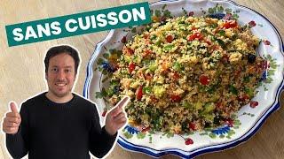 Taboulé SANS CUISSON à l'orientale - Recette facile et rapide