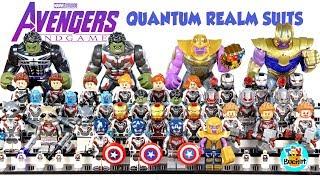 LEGO Avengers Endgame Quantum Realm Suits plus Thanos Knockoff Minifigures & BigFigs