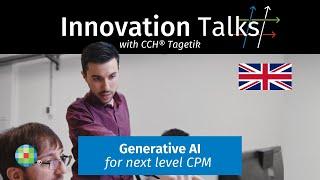 Generative AI for next level CPM | Innovation Talks with CCH® Tagetik