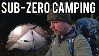 tent camping in sub-zero temperatures, KUIU STORM 2P TENT