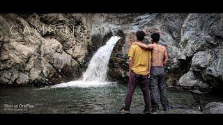 CAMPING NEAR WATERFALL | river side camping in India | camping and cooking