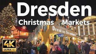 Dresden Christmas Markets, Germany Walking Tour - With Captions