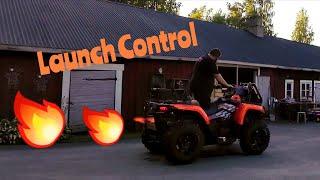 CFMoto CForce Turbo, Launch control testing little drive