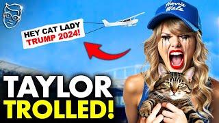 Taylor Swift SCREAMS As Team Trump Fly ‘TRUMP 2024’ Banners Over Her Concert | Swifties Salty Cry 