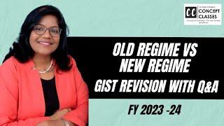 NEW TAX REGIME VS OLD - CONFUSED  #ICAI.#CMA,#CA INTER#TAXATION#SEC115BAC