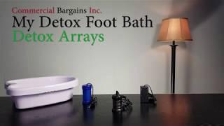 My Detox Foot Bath Detox Arrays - Commercial Bargains Inc.