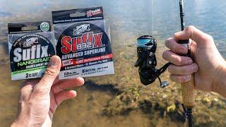 Ultralight Fishing With SUFIX BRAIDS!