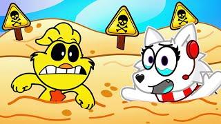 Tyler & Snowi are TRAPPED IN QUICKSAND in Roblox!