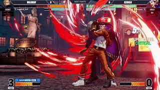 KOF XV  MADKOF (K', Maxima, Goenitz) vs ICHIGO (Blue Mary, Shingo, Isla) - Ranked Match KOF