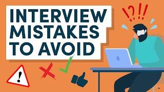 10 Key Interview Mistakes to Avoid