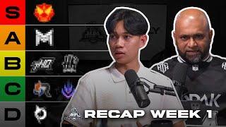 WEEKLY RECAP WEEK 1 - MPLMY S14