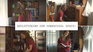 Declutter Our Homeschool Space With Me! 2024 Homeschool Room Declutter