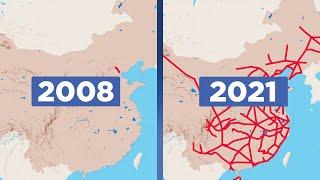 The Unstoppable Growth of China's High-Speed Rail Network