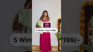 5 Winter Tops From Meesho ️#shorts #meesho #winterhaul #tops #youtubeshorts #topshaul