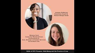 Presented by Harvard Law School Alumni of NYC: How to Live a Values Focused Life in the Law