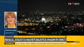 Iranul a lansat două atacuri cu rachete asupra Israelului