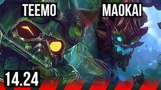 TEEMO vs MAOKAI (TOP) | 1000+ games | NA Master | 14.24