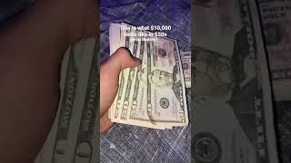 What $10,000 looks like (prop money) #shorts #money