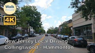 【4K60】 Driving - New Jersey Local Driving (Collingswood, NJ - Sharrott Winery, Hammonton, NJ)