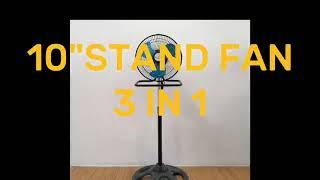 High speed cooling stand fan metal blade material pedestal fan ventilador 10''12'' electric fan