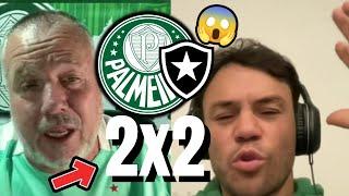 MANDARAM REAL!️ KLEBER GLADIADOR E PAULO SERDAN SOBRE EMPATE DO VERDÃO! PALMEIRAS 2X2 BOTAFOGO!