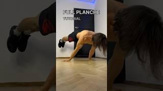 FULL PLANCHE Tutorial #planche #calisthenics #workout