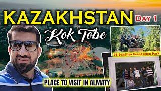 1st Day in Almaty Kazakhstan | Visit Green Bazaar & Kok Tobe Hill | Tallest TV Tower in the world