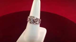 14kt ENGAGEMENT RING WITH MATCHING BAND