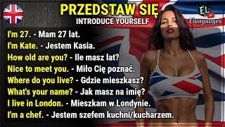 Przedstaw się po angielsku - Introduce yourself in English