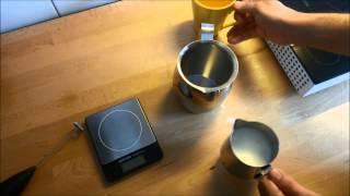 Latte Art with a Simple Milk Frother Using Microwave