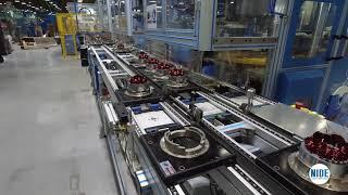 Washing machine motor stator production line