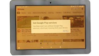 How to fix error Get Google Play services on Amazon tablet