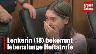 Wegen Mordes: Lenkerin (18) bekommt lebenslängliche Haft | krone.tv