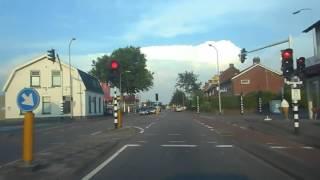 Car DashCam Driving from Glanerbrug to Hengelo and back - The Netherlands