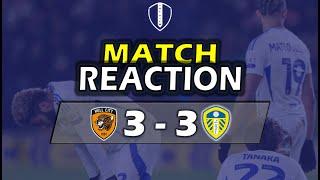 MATCH REACTION: Hull City 3-3 Leeds United . #lufc