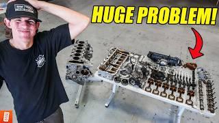 Tearing Down the M3's Blown up Engine (BMW S55)