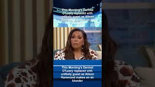This Morning's Dermot O'Leary replaced with unlikely guest as Alison Hammond makes on air blunder