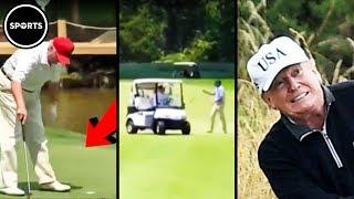 How Trump Cheats At Golf (PATHETIC And HILARIOUS)