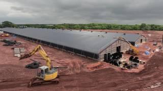 Timelapse video of poultry project, Shropshire, UK