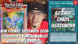 Yugioh New Format September 2024 UPDATED Deck Profile - Chaos Lightsworn Ft. GRASS?! IT'S BACK!!!