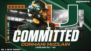 WATCH: 5-star CB Cormani McClain commits to the Miami Hurricanes