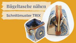 Bügeltasche selber nähen mit Schnittmuster TRIX