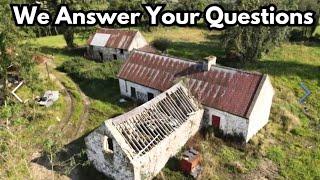 We answer your questions about the DIY stone cottage renovation.