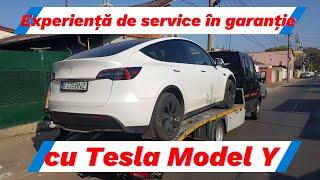 Cu TESLA Model Y la service în garanție. Nota 10 Tesla Romania Nota 9 Tesla Asistenţă   #tesla