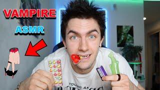 VAMPIRE ASMR...!!! TRYING JELLY FRUIT, MINI SODA, GUMMY, JELLY POCKET, JELLY CUPS AND MORE!!