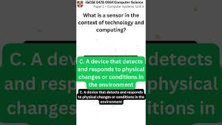 iGCSE Computer Science 0478 0984 Paper 1 Unit 3 q046 v1