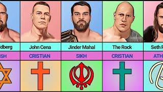 WWE superstars Religion | Religion of WWE wrestlers | Islam, Hindu, Cristian, Buddha #wwe #wrestling