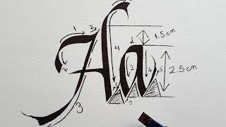 Italic Calligraphy For Beginners #1 (#Aa)