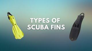 Types of scuba fins