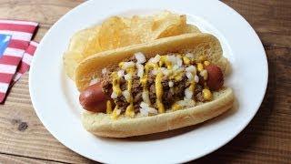 Coney Dogs - Coney Island Hot Dog - Hot Dog with Spicy Meat Sauce